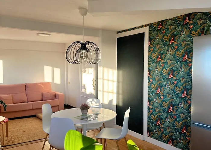 Semesterbostad Con Piscina Y Jardin Con Vistas Al Mar Puerto de la Madera